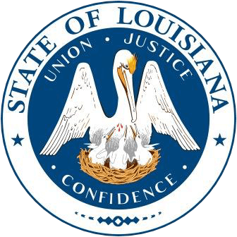 Louisiana State Seal as a PNG image file.